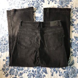 Pull and bear cropped wide leg jeans size 2